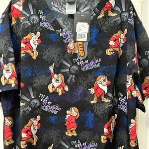 XL Disney grumpy scrub top